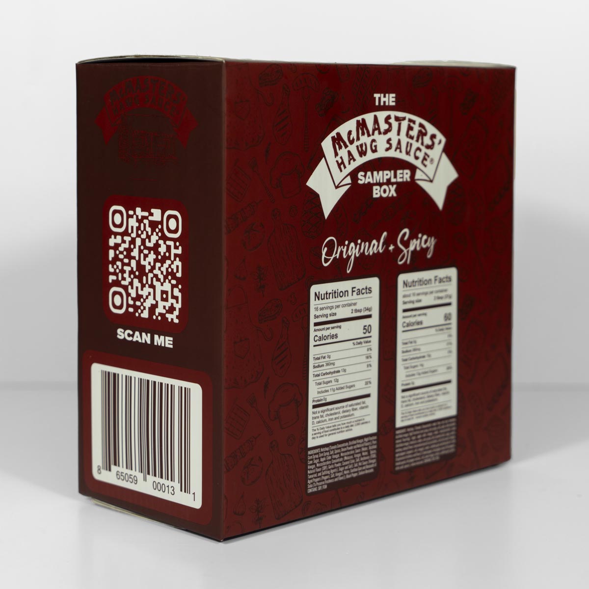 The Hawg Sauce Sampler Box - Original + Spicy McMasters' Hawg Sauce Gift Box