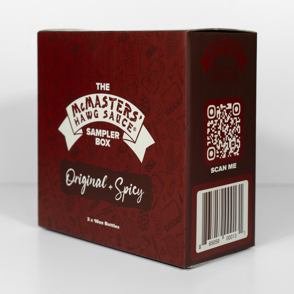 The Hawg Sauce Sampler Box - Original + Spicy McMasters' Hawg Sauce Gift Box