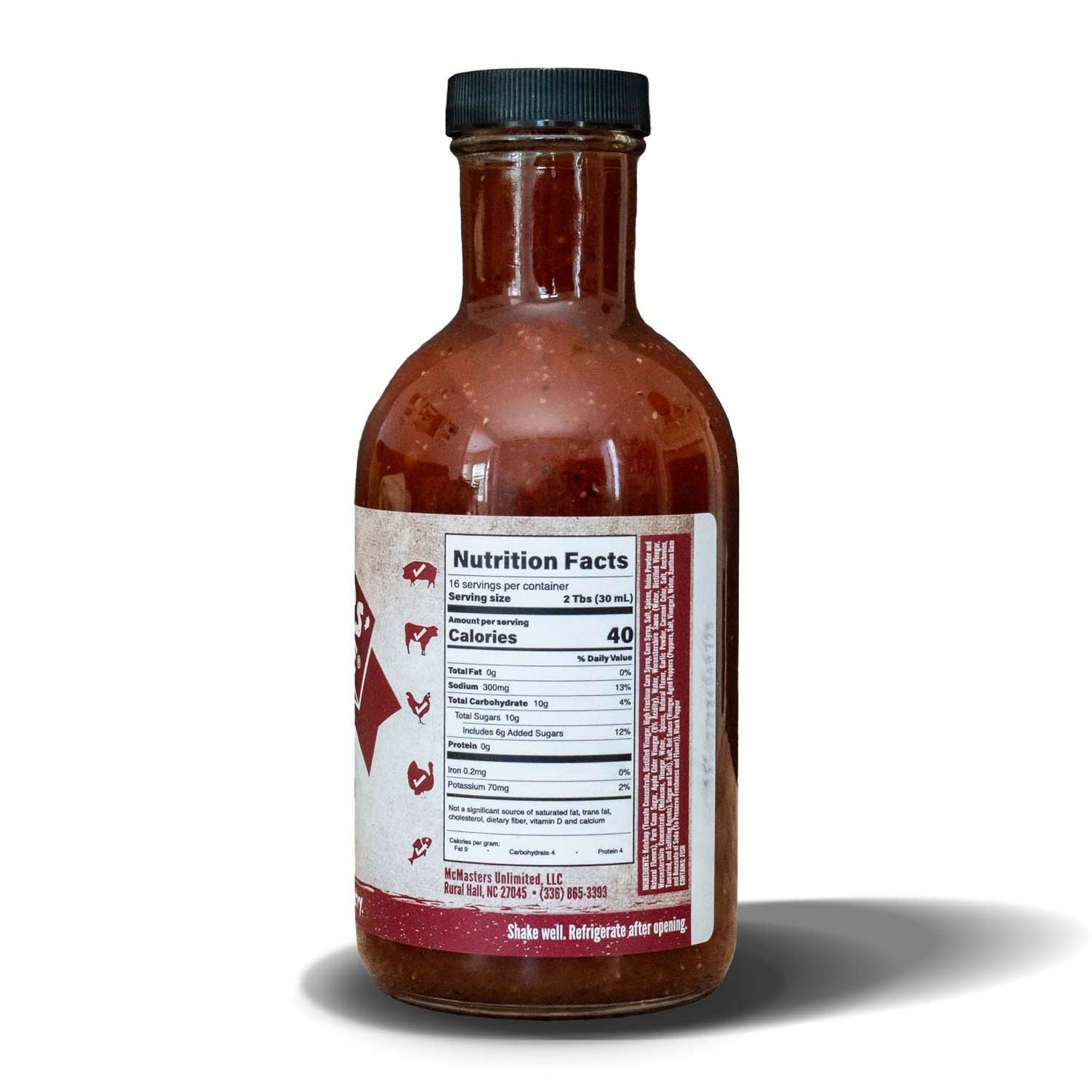 McMasters' Hawg Sauce 16oz (FREE SHIPPING) - McMasters' Hawg Sauce -