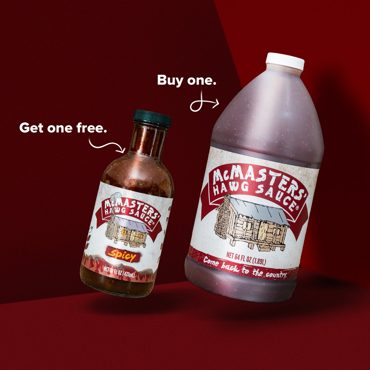 Buy a Half Gallon of Original, Get a Free Bottle of Spicy